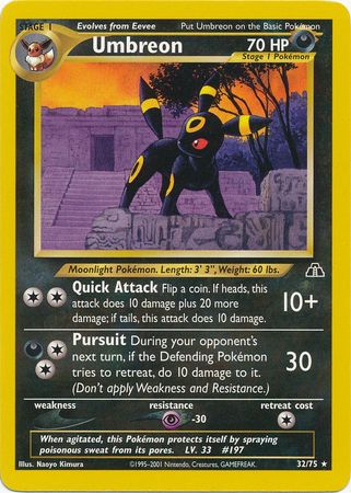 Umbreon (32/75) [Neo Discovery Unlimited] | Good Games North