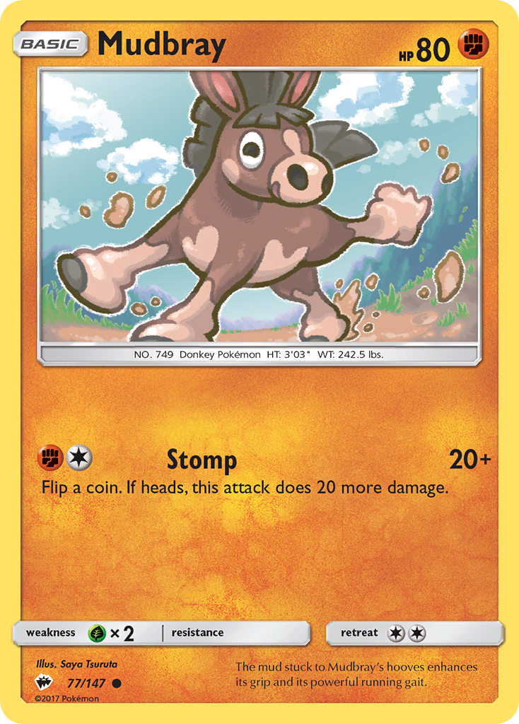 Mudbray (77/147) [Sun & Moon: Burning Shadows] | Good Games North