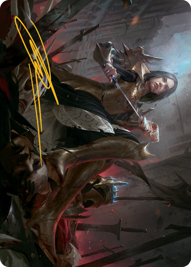 Marchesa, Resolute Monarch Art Card (Gold-Stamped Signature) [March of the Machine Art Series] | Good Games North