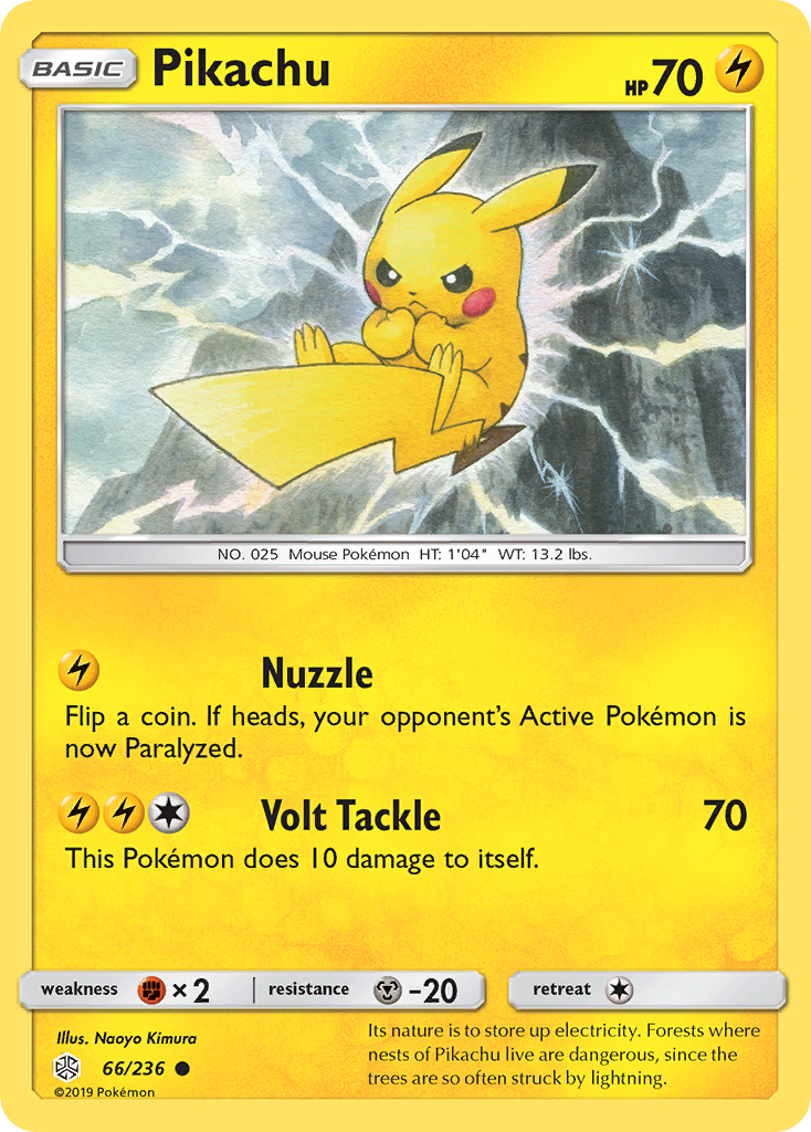 Pikachu (66/236) [Sun & Moon: Cosmic Eclipse] | Good Games North
