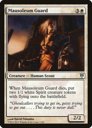 Mausoleum Guard [Duel Decks: Sorin vs. Tibalt] | Good Games North
