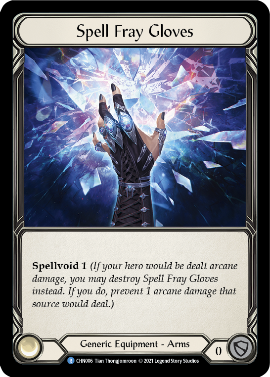 Spell Fray Gloves [CHN006] (Monarch Chane Blitz Deck) | Good Games North