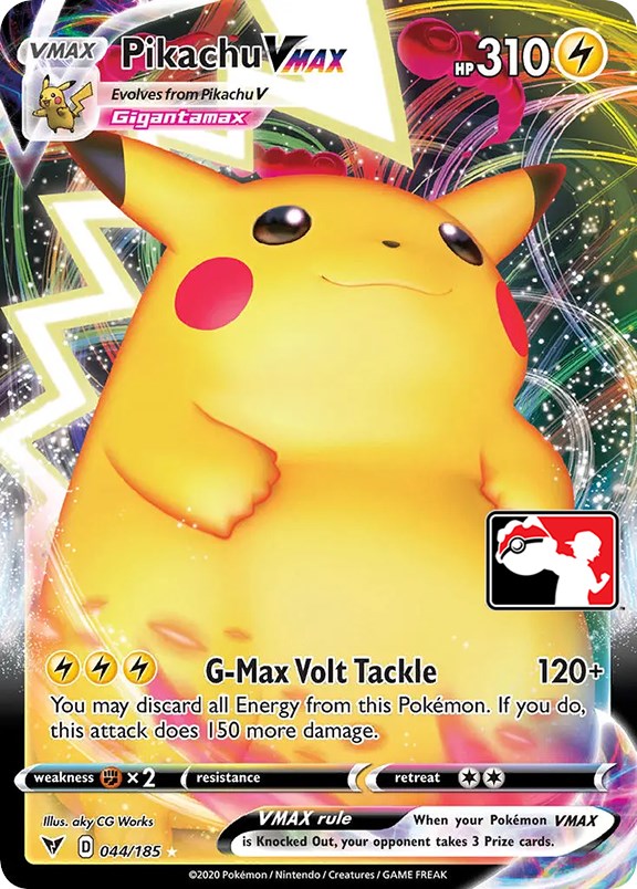 Pikachu VMAX (044/185) [Prize Pack Series One] | Good Games North