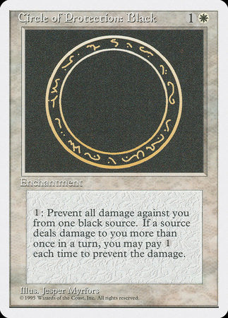 Circle of Protection: Black [Fourth Edition] | Good Games North