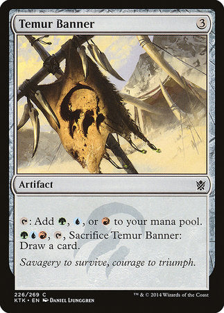 Temur Banner [Khans of Tarkir] | Good Games North