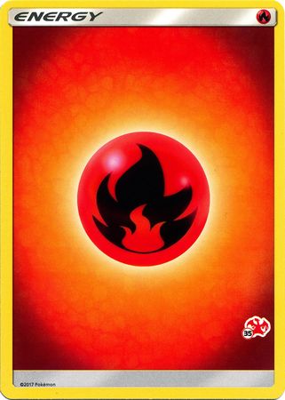 Fire Energy (Charizard Stamp #35) [Battle Academy 2020] | Good Games North