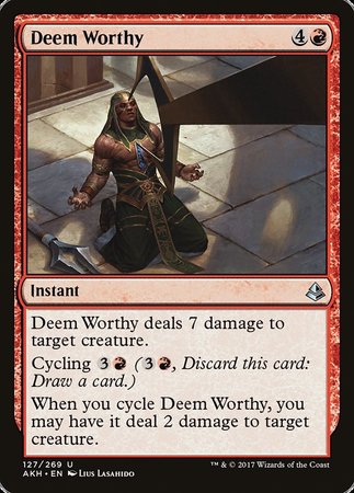 Deem Worthy [Amonkhet] | Good Games North