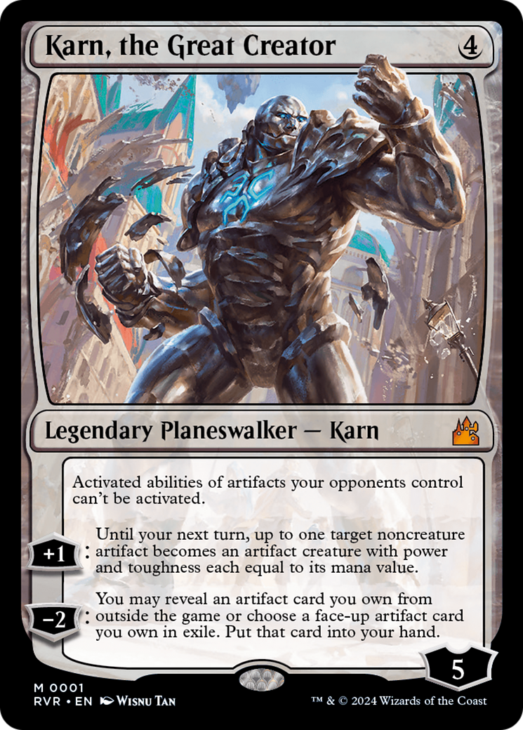 Karn, the Great Creator [Ravnica Remastered] | Good Games North