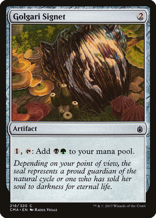 Golgari Signet [Commander Anthology] | Good Games North