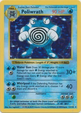 Poliwrath (13/102) [Base Set Shadowless Unlimited] | Good Games North