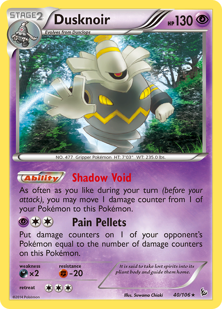 Dusknoir (40/106) [XY: Flashfire] | Good Games North