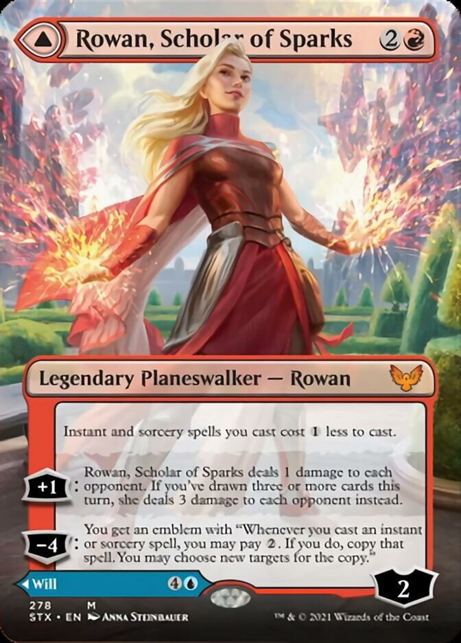 Rowan, Scholar of Sparks // Will, Scholar of Frost (Extended) [Strixhaven: School of Mages] | Good Games North