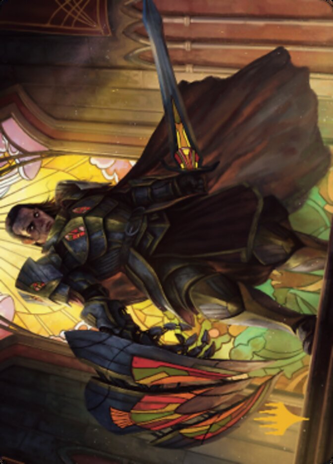 Benalish Sleeper Art Card (Gold-Stamped Signature) [Dominaria United Art Series] | Good Games North