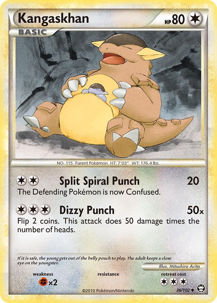 Kangaskhan (36/102) [HeartGold & SoulSilver: Triumphant] | Good Games North