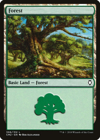 Forest (306) [Commander Anthology Volume II] | Good Games North