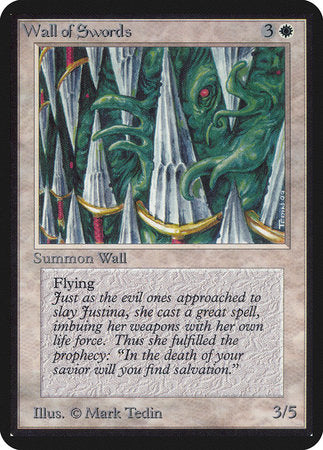 Wall of Swords [Limited Edition Alpha] | Good Games North