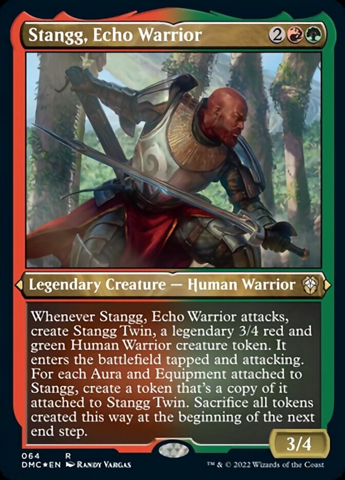 Stangg, Echo Warrior (Foil Etched) [Dominaria United Commander] | Good Games North