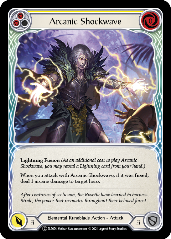 Arcanic Shockwave (Yellow) [U-ELE074] Unlimited Normal | Good Games North
