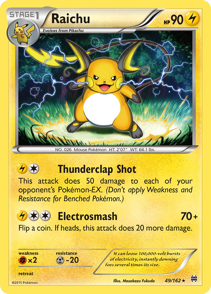 Raichu (49/162) [XY: BREAKthrough] | Good Games North