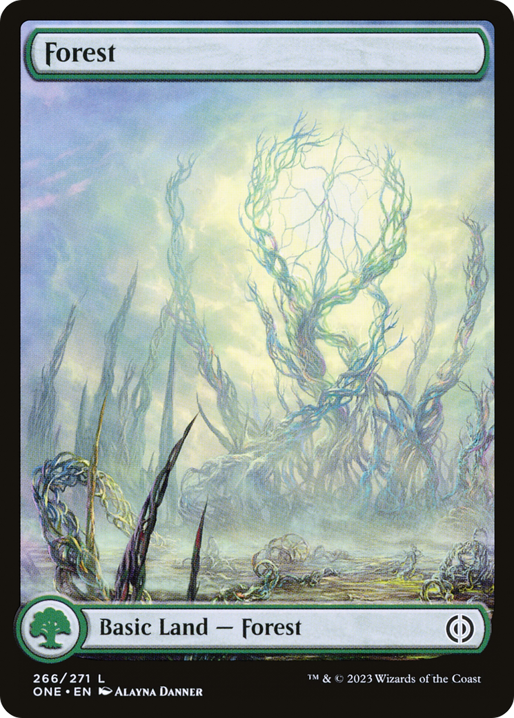 Forest (266) (Full-Art) [Phyrexia: All Will Be One] | Good Games North