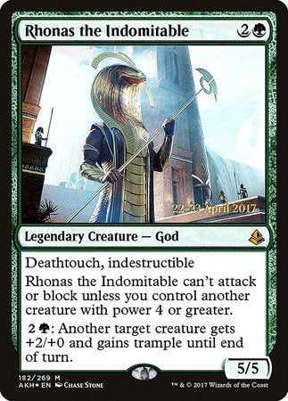 Rhonas the Indomitable [Amonkhet Promos] | Good Games North