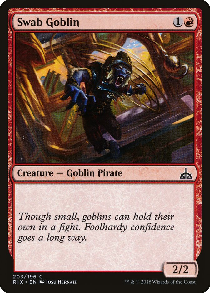 Swab Goblin [Rivals of Ixalan] | Good Games North