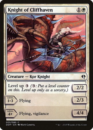 Knight of Cliffhaven [Duel Decks: Zendikar vs. Eldrazi] | Good Games North