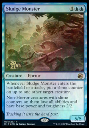 Sludge Monster [Innistrad: Midnight Hunt Prerelease Promos] | Good Games North