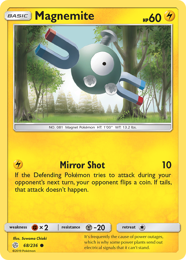 Magnemite (68/236) [Sun & Moon: Cosmic Eclipse] | Good Games North