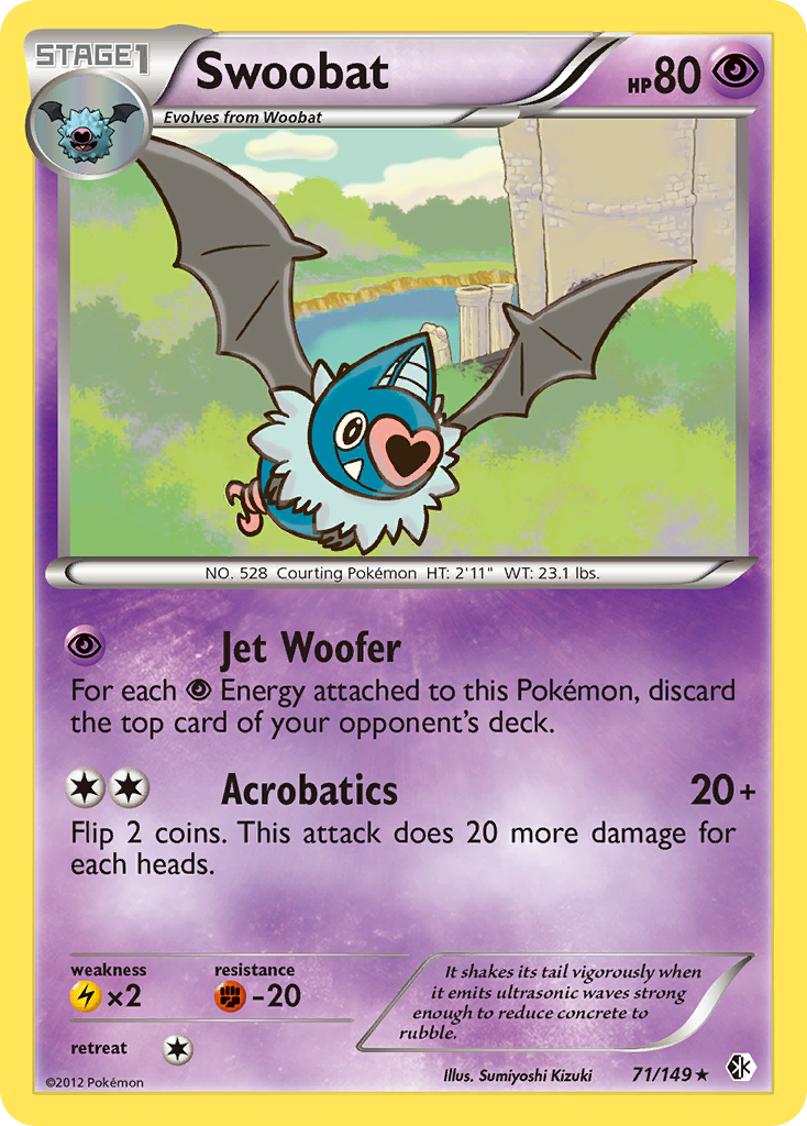 Swoobat (71/149) [Black & White: Boundaries Crossed] | Good Games North