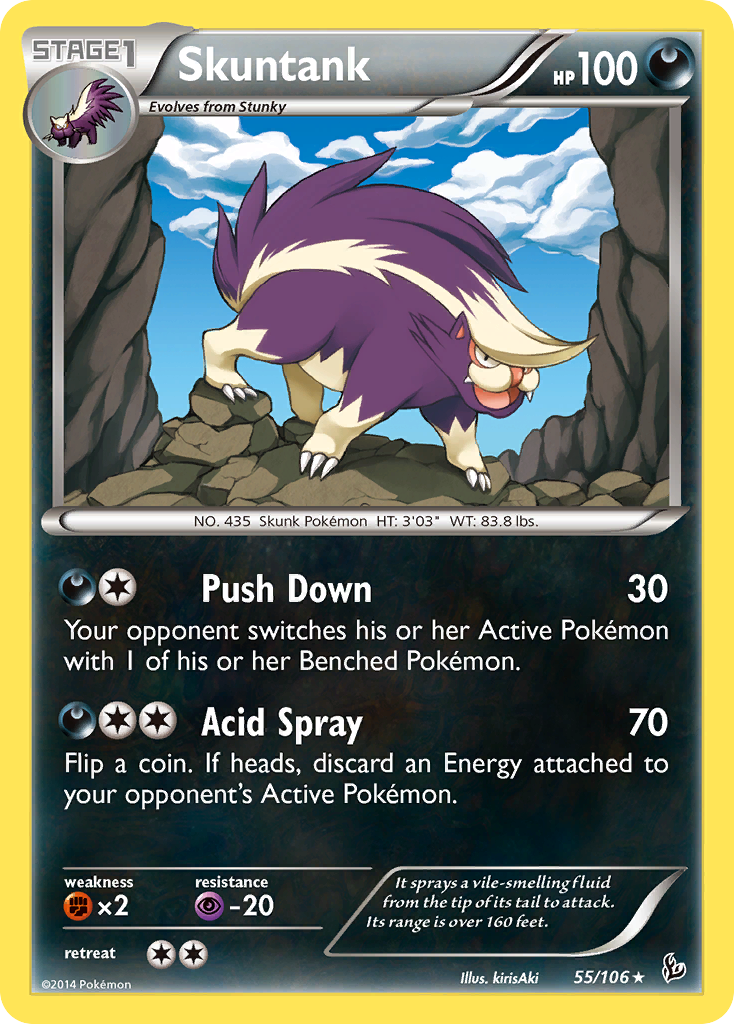 Skuntank (55/106) [XY: Flashfire] | Good Games North