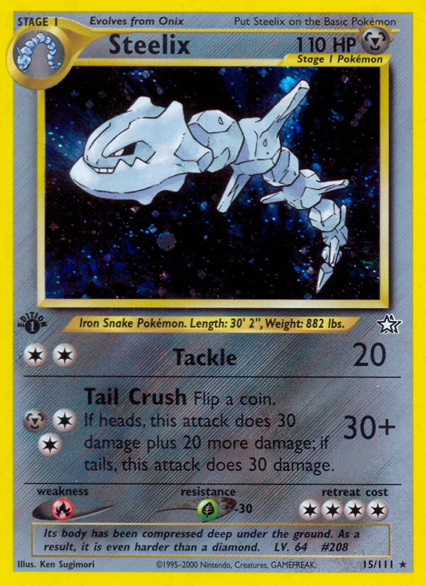Steelix (15/111) [Neo Genesis 1st Edition] | Good Games North