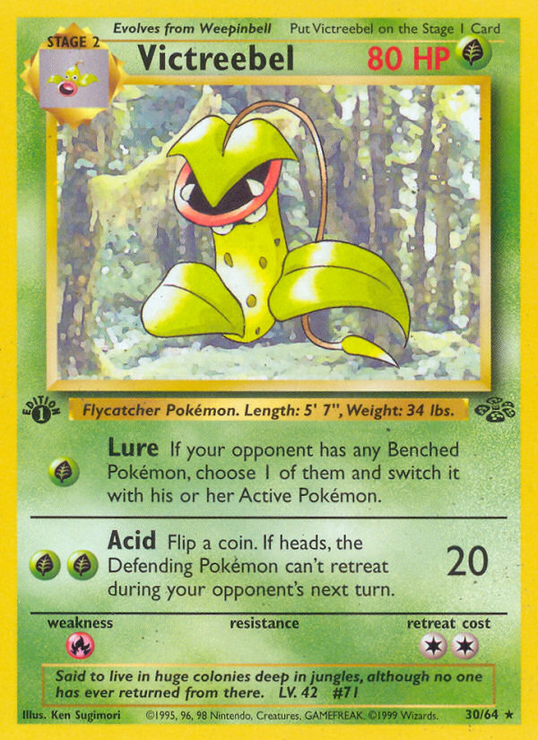 Victreebel (30/64) [Jungle 1st Edition] | Good Games North