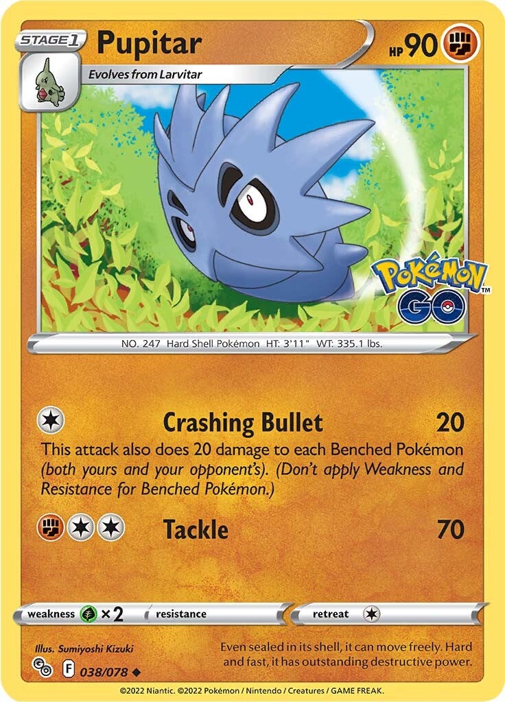 Pupitar (038/078) [Pokémon GO] | Good Games North
