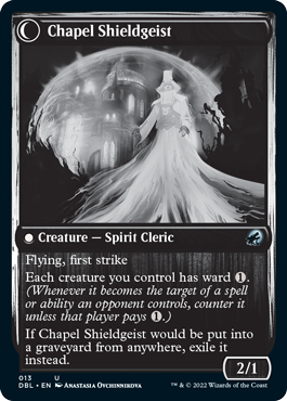 Chaplain of Alms // Chapel Shieldgeist [Innistrad: Double Feature] | Good Games North
