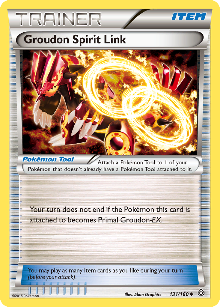 Groudon Spirit Link (131/160) [XY: Primal Clash] | Good Games North