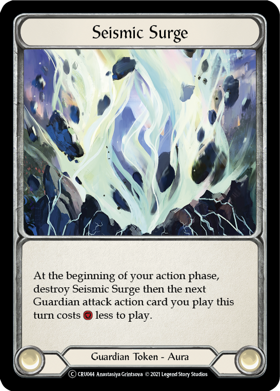 Seismic Surge [U-CRU044-RF] Unlimited Rainbow Foil | Good Games North