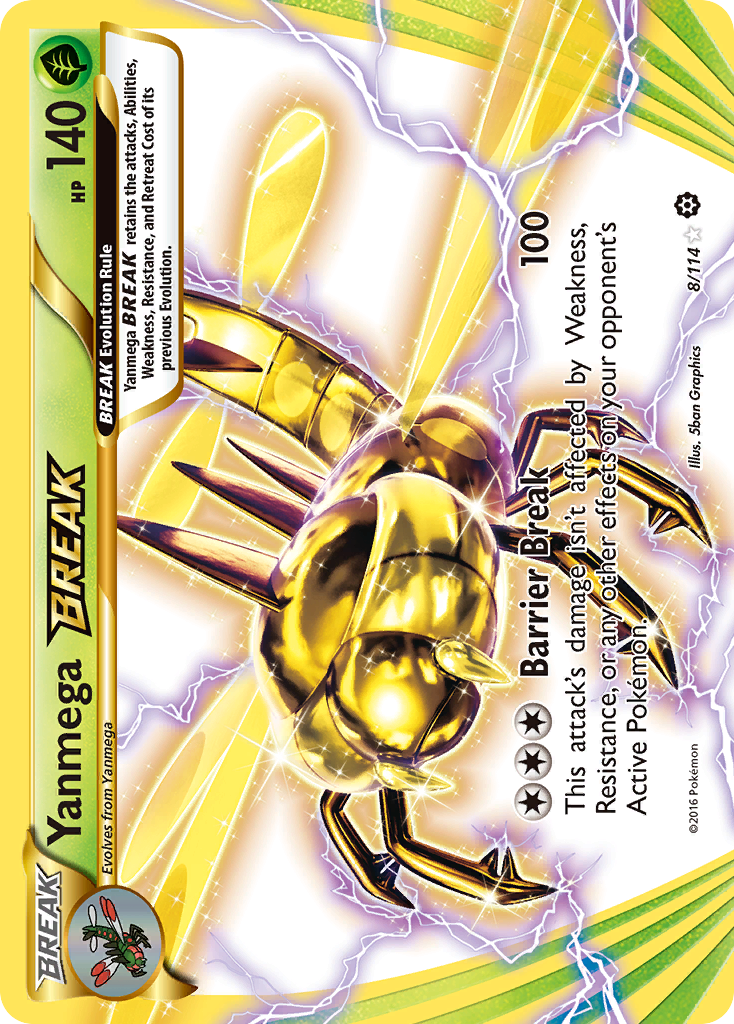 Yanmega BREAK (8/114) [XY: Steam Siege] | Good Games North
