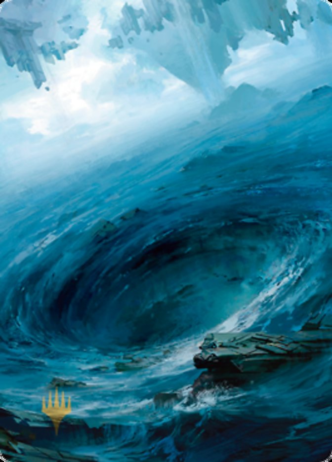 Island 3 Art Card (Gold-Stamped Signature) [Zendikar Rising Art Series] | Good Games North