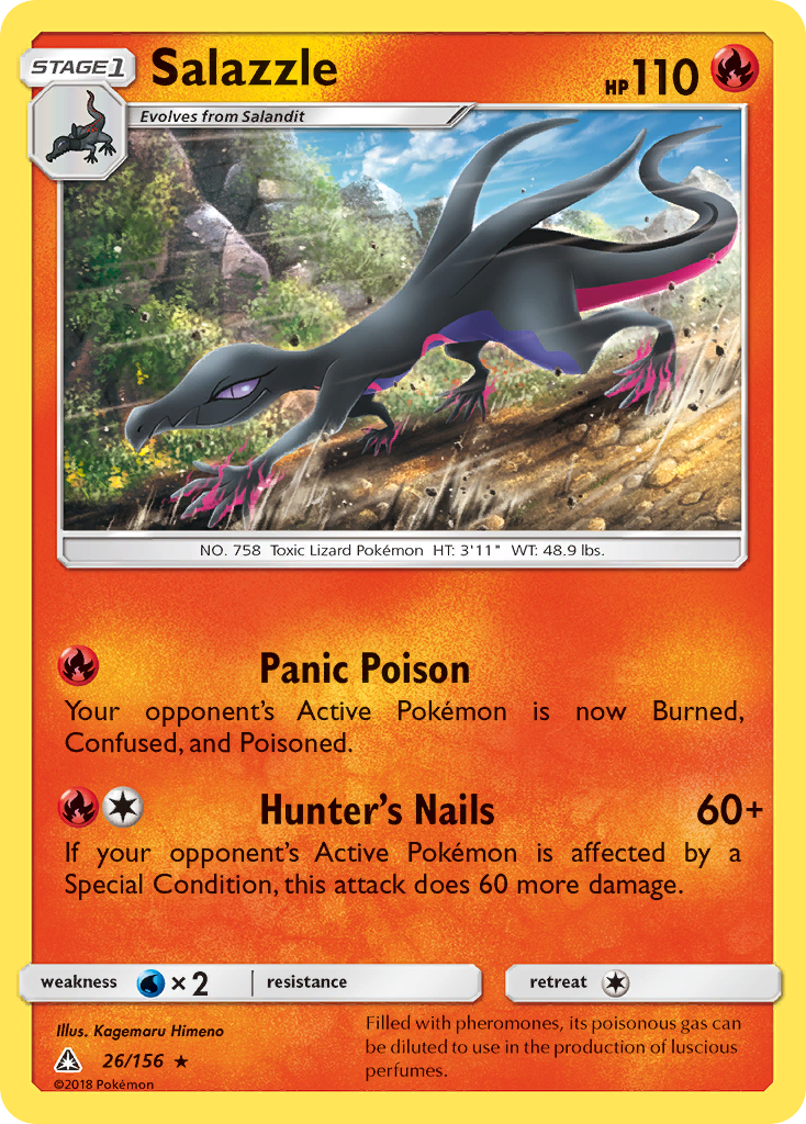 Salazzle (26/156) [Sun & Moon: Ultra Prism] | Good Games North