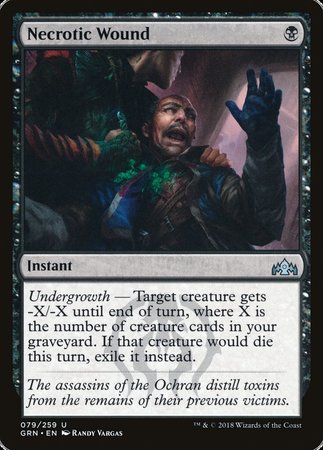 Necrotic Wound [Guilds of Ravnica] | Good Games North