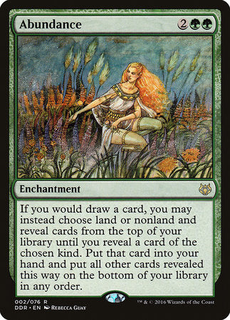 Abundance [Duel Decks: Nissa vs. Ob Nixilis] | Good Games North