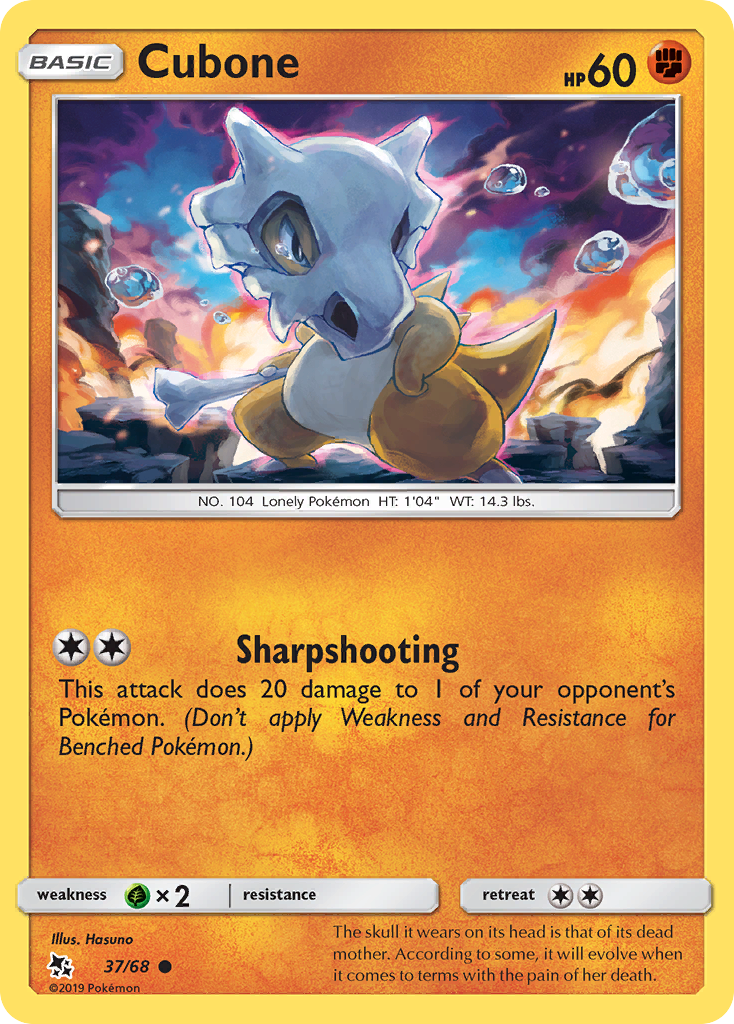 Cubone (37/68) [Sun & Moon: Hidden Fates] | Good Games North