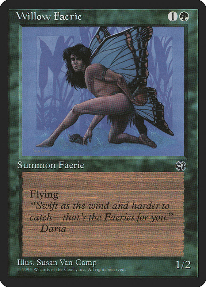 Willow Faerie (Daria Flavor Text) [Homelands] | Good Games North