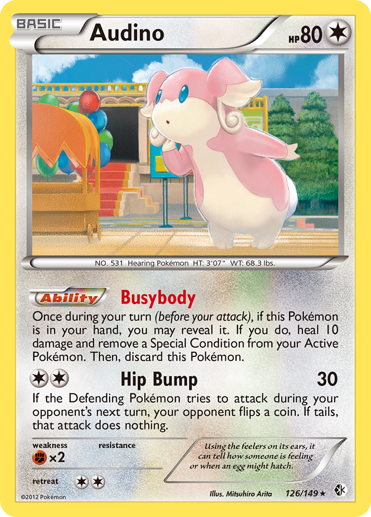 Audino (126/149) [Black & White: Boundaries Crossed] | Good Games North