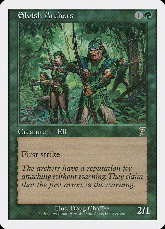 Elvish Archers [Seventh Edition] | Good Games North