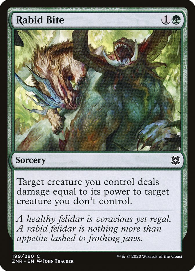 Rabid Bite [Zendikar Rising] | Good Games North