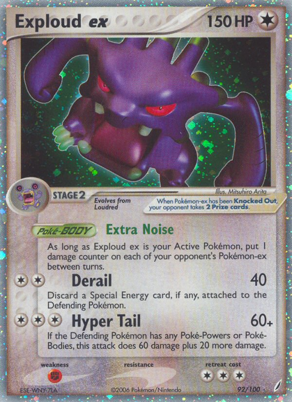 Exploud ex (92/100) [EX: Crystal Guardians] | Good Games North