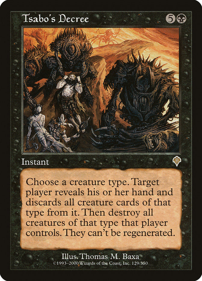 Tsabo's Decree [Invasion] | Good Games North