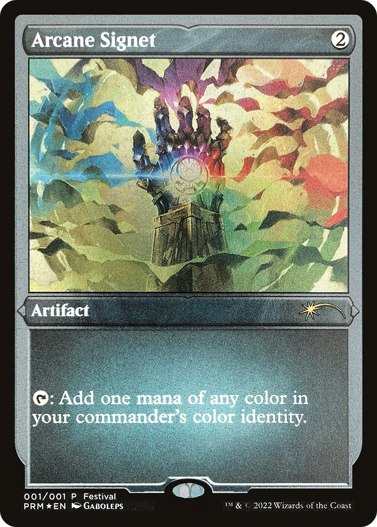 Arcane Signet (Foil Etched) [30th Anniversary Promos] | Good Games North